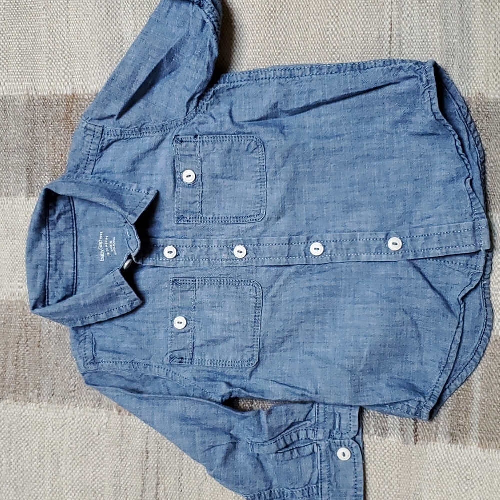 Chambray shirt,  18-24 months